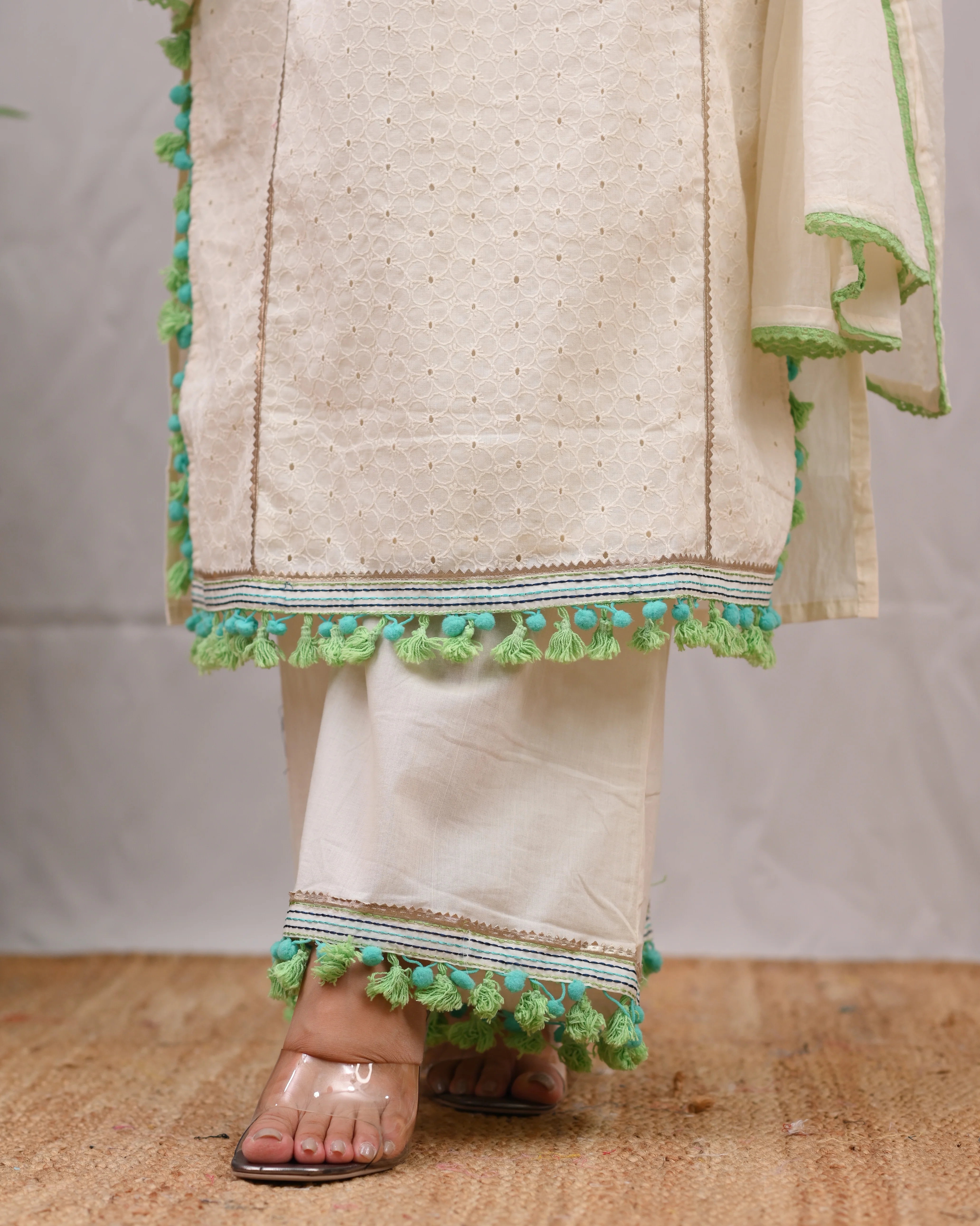 Aashi Cotton Sciffili Pakistani Suit - Image 6