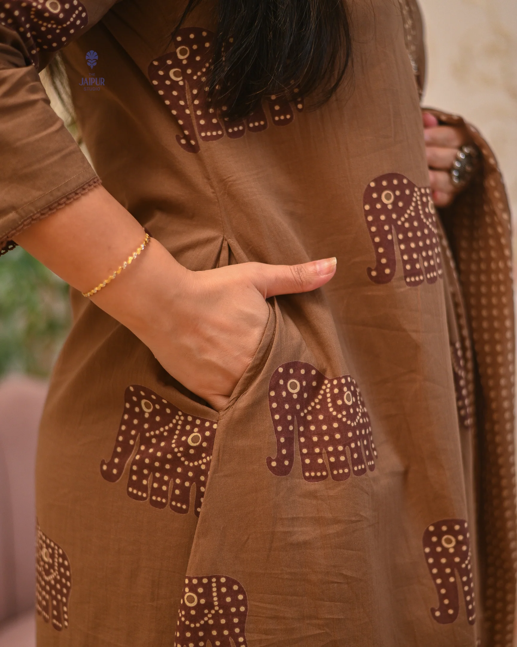 Aisha Cotton HandEmbroidery Detailed Pant Set - Image 24