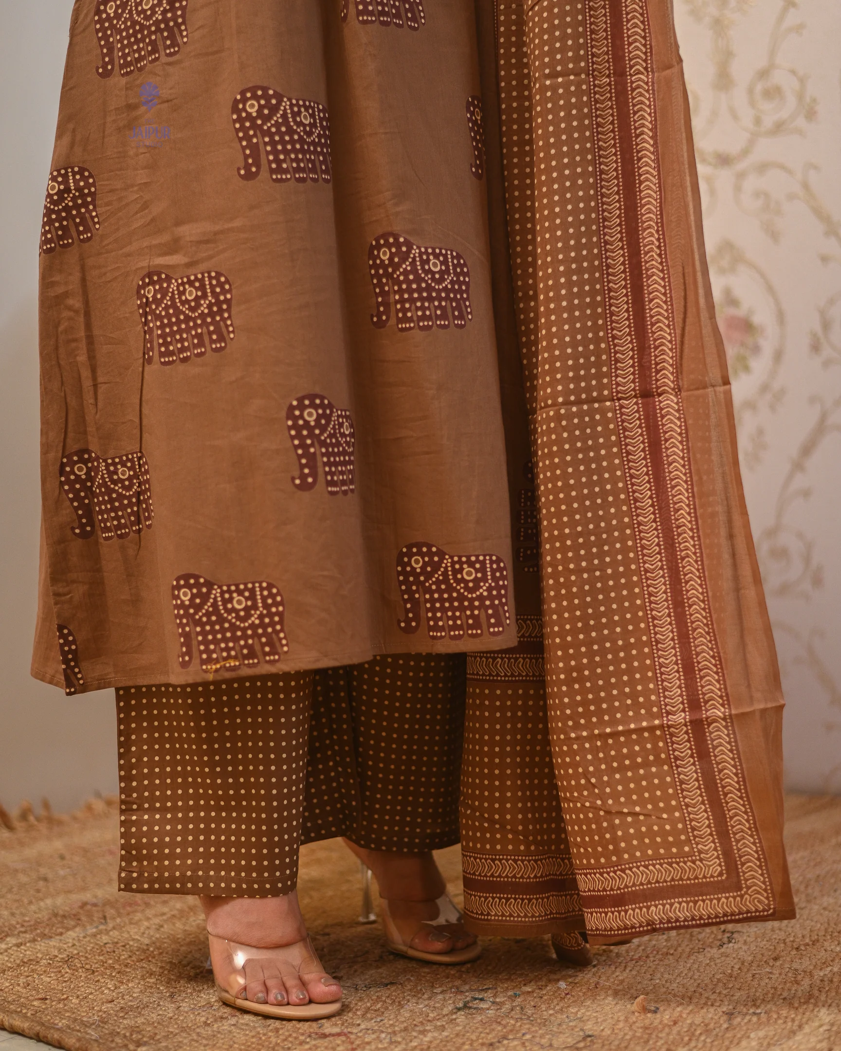 Aisha Cotton HandEmbroidery Detailed Pant Set - Image 27