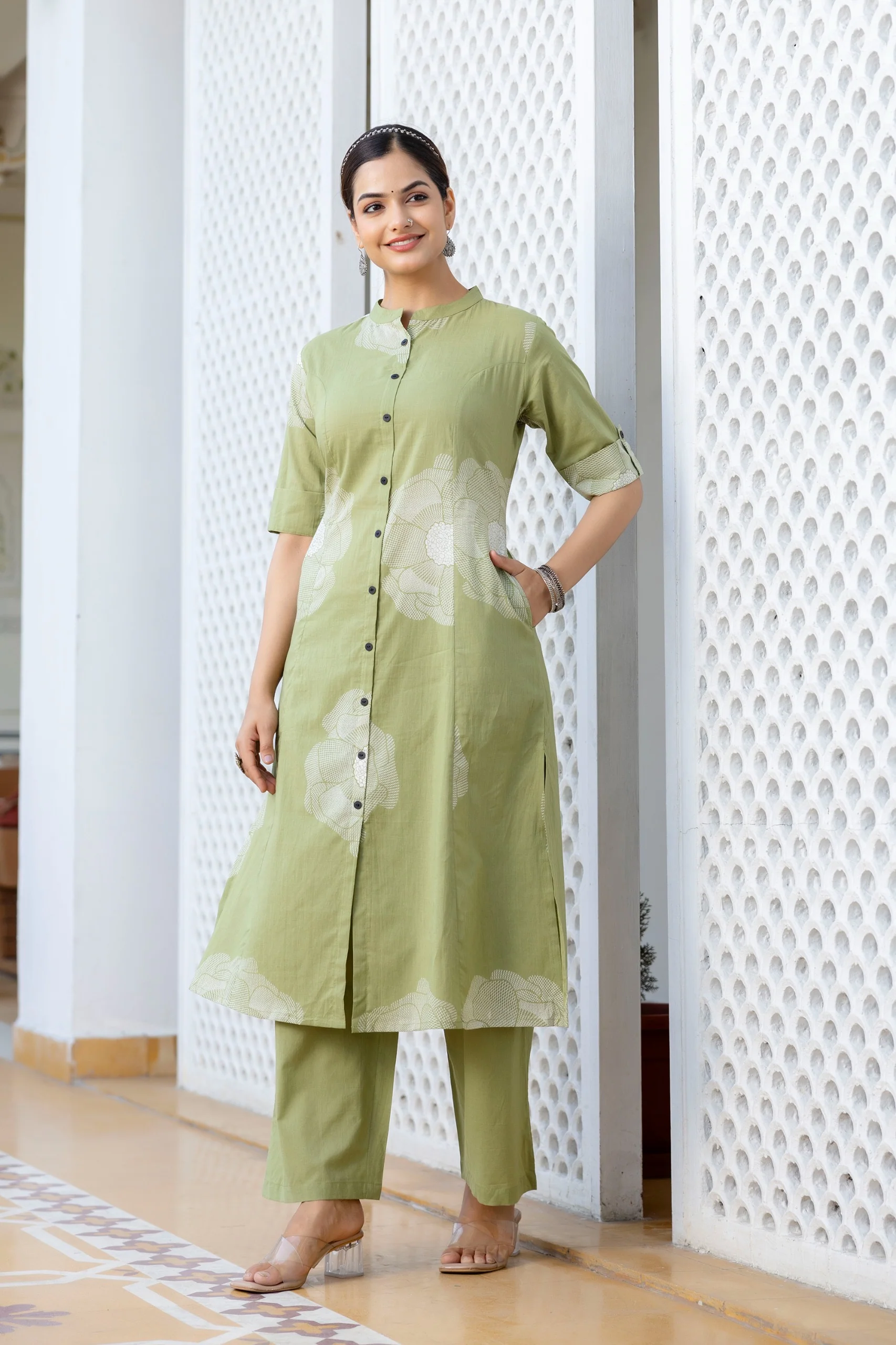 Arvika Cotton A-line Coord Set - Image 4
