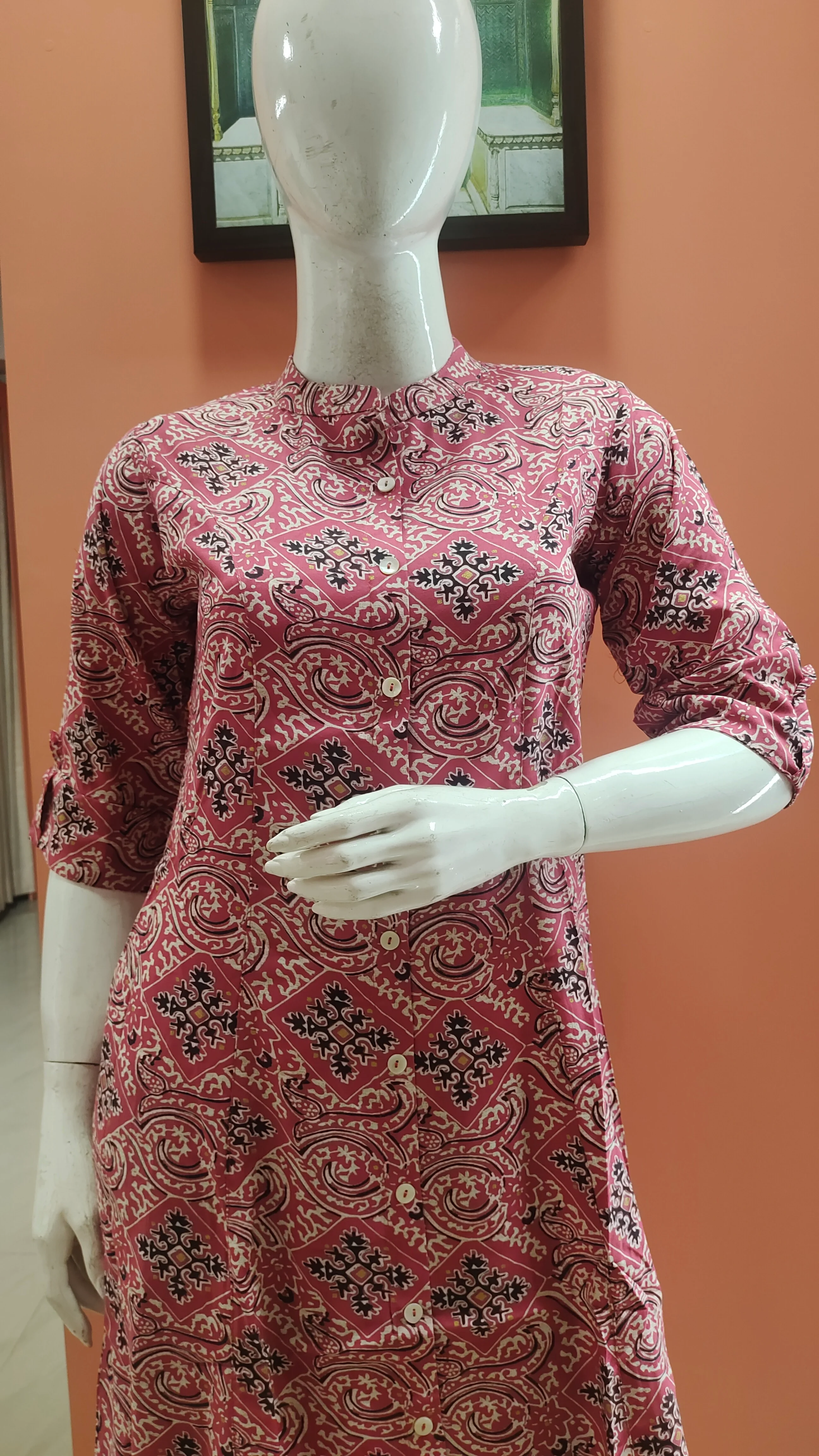 Comfortable Casual A-line Kurta With pocket - Image 4
