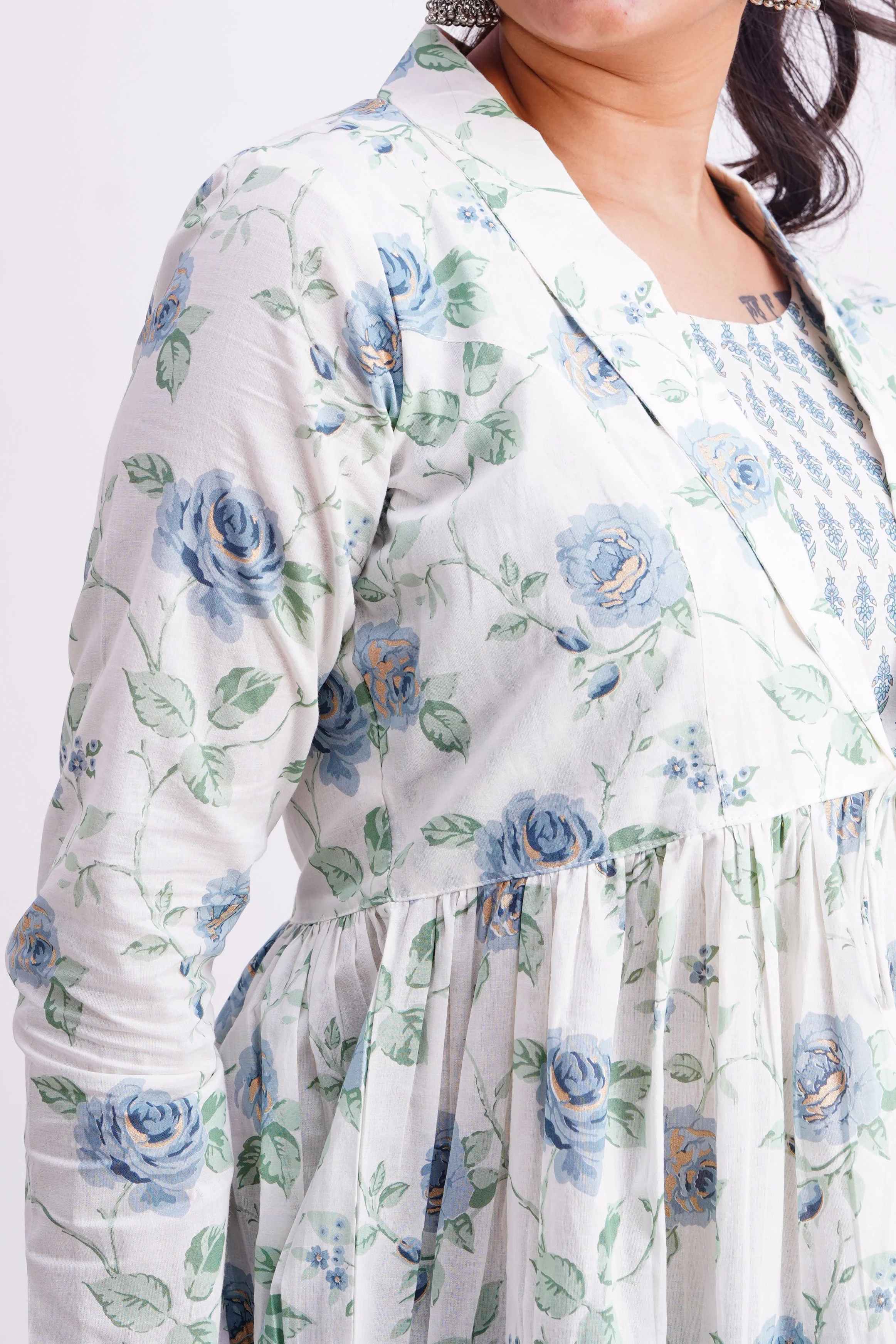 Cotton Double Layer Casual Short Top - Image 3