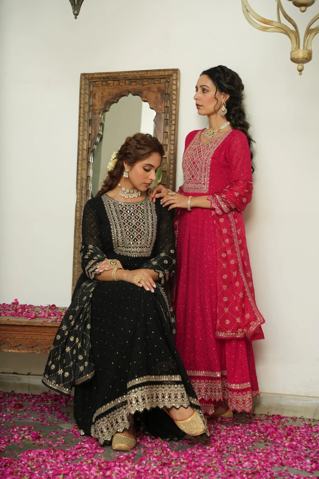 Festive Special Georgette Embroidered Anarkali Set - Image 8