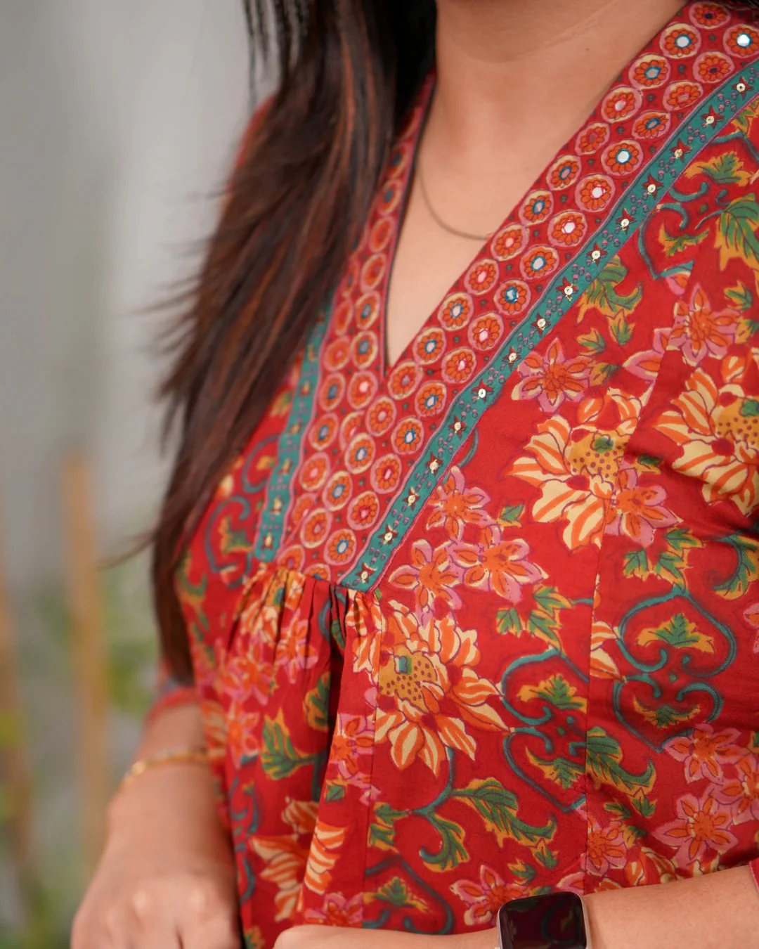 Floral A-line Divider Set with Pocket - Image 6