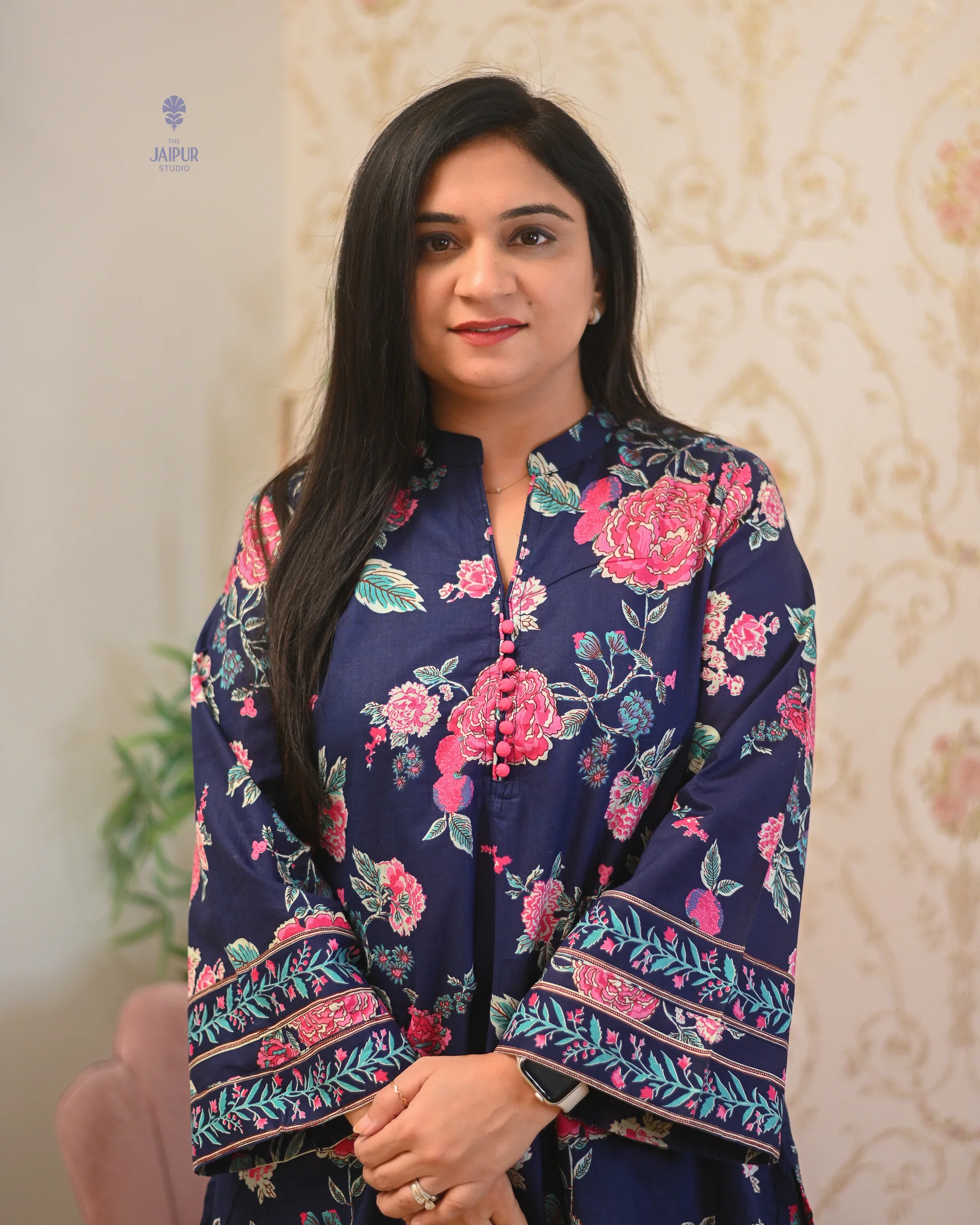 Gulnara Cotton Floral Farshi Salwar Coord Set - Image 13