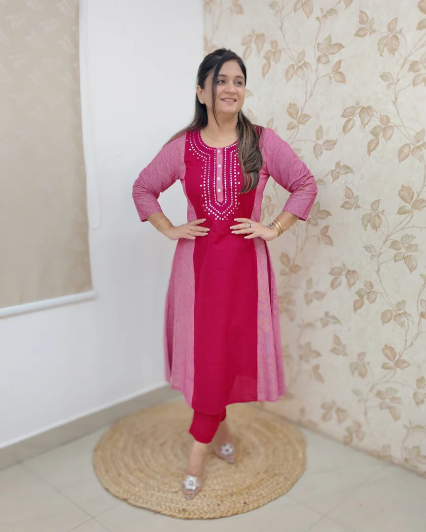 Kanya Handloom Embroidered Pant Set