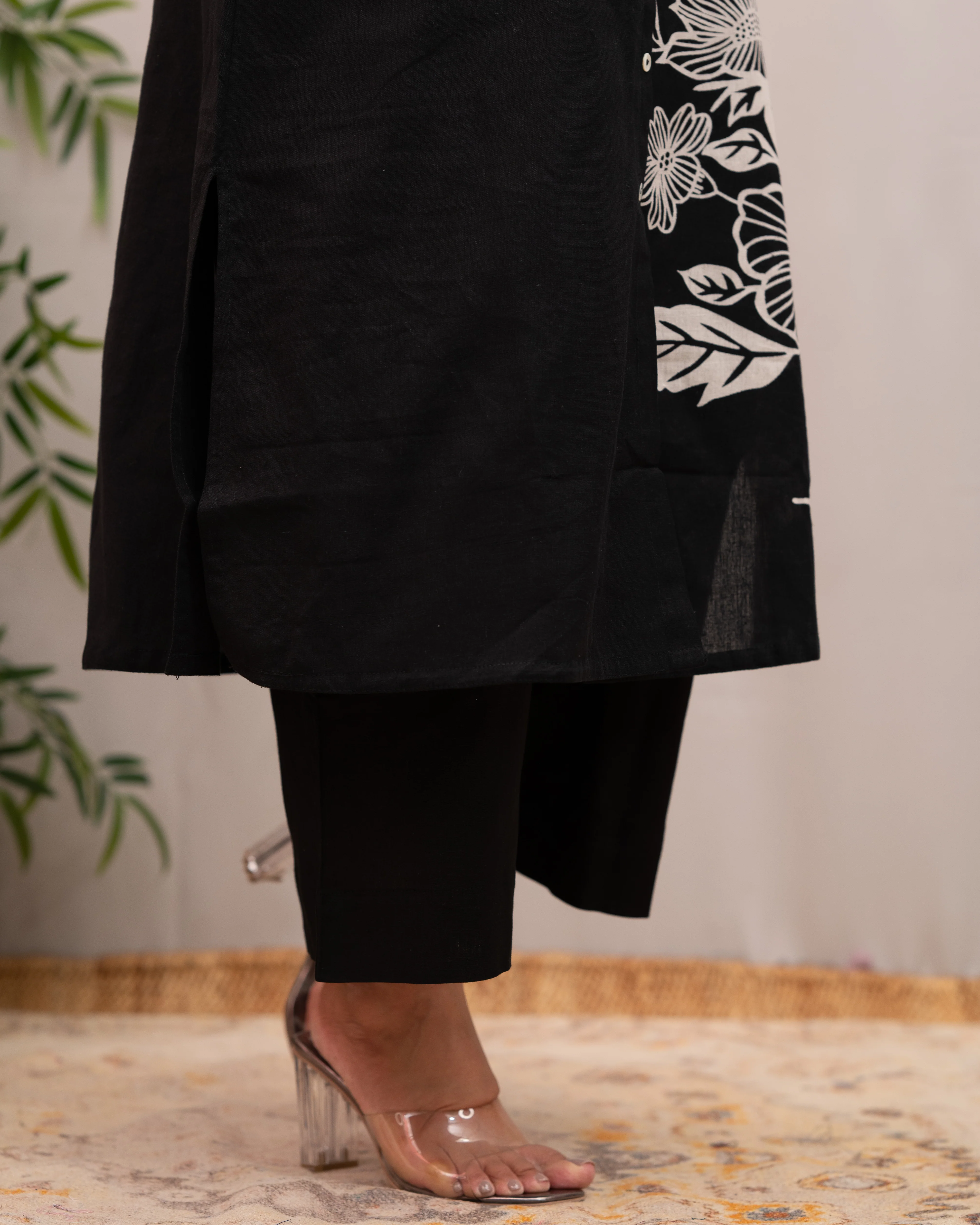 Mehreen Cotton A-line Plazo Set - Image 20
