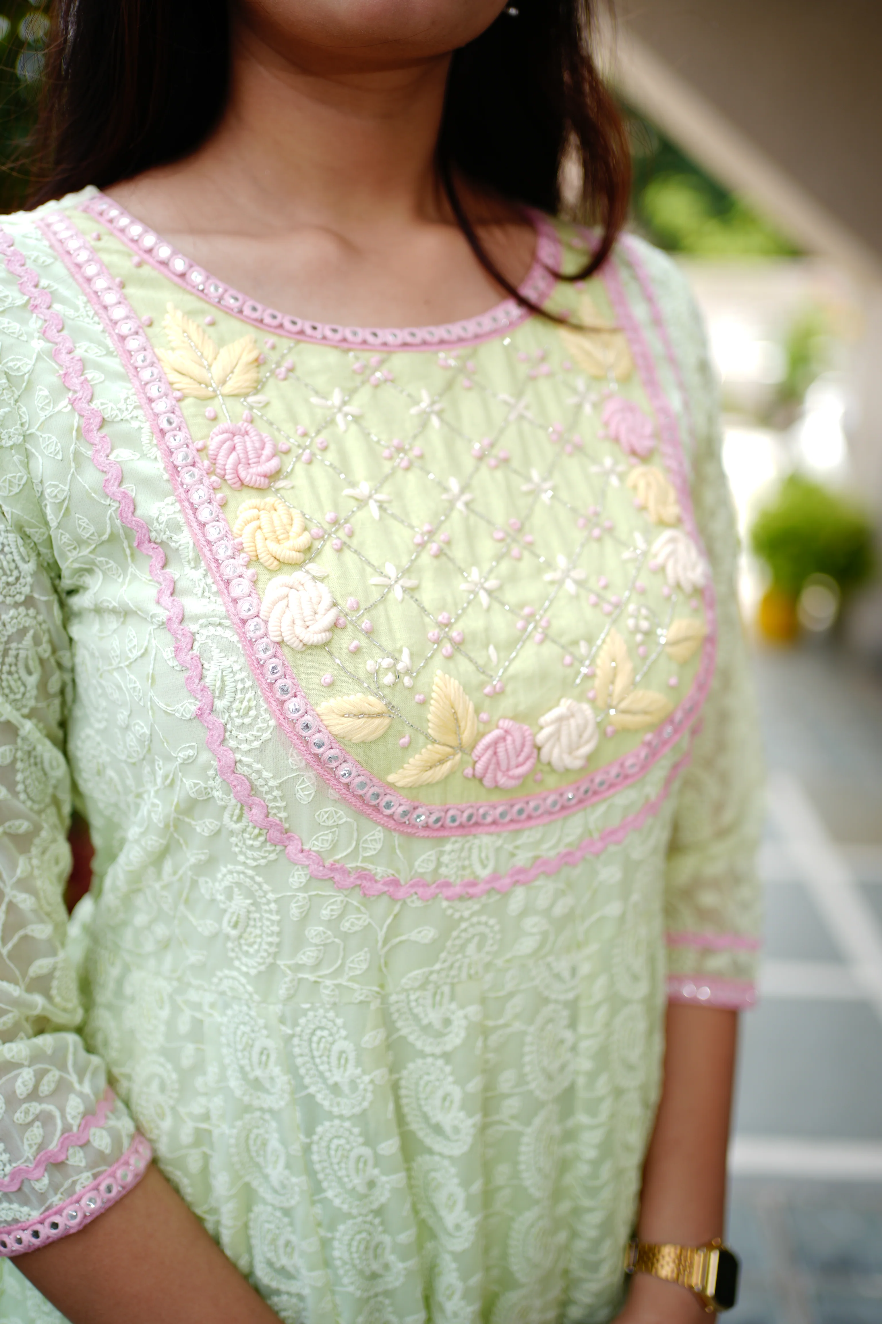 Mia Georgette HandEmbroidered Anarkali Set - Image 13