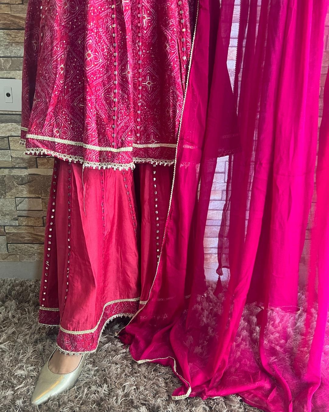 Muslin Sharara Set - Image 3