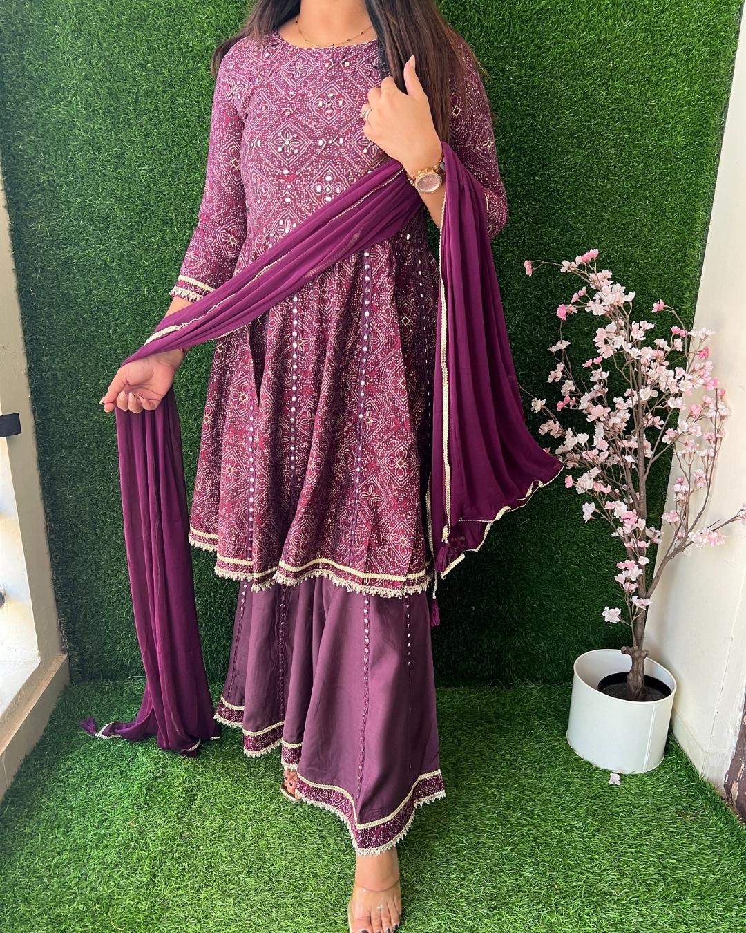 Muslin Sharara Set - Image 4