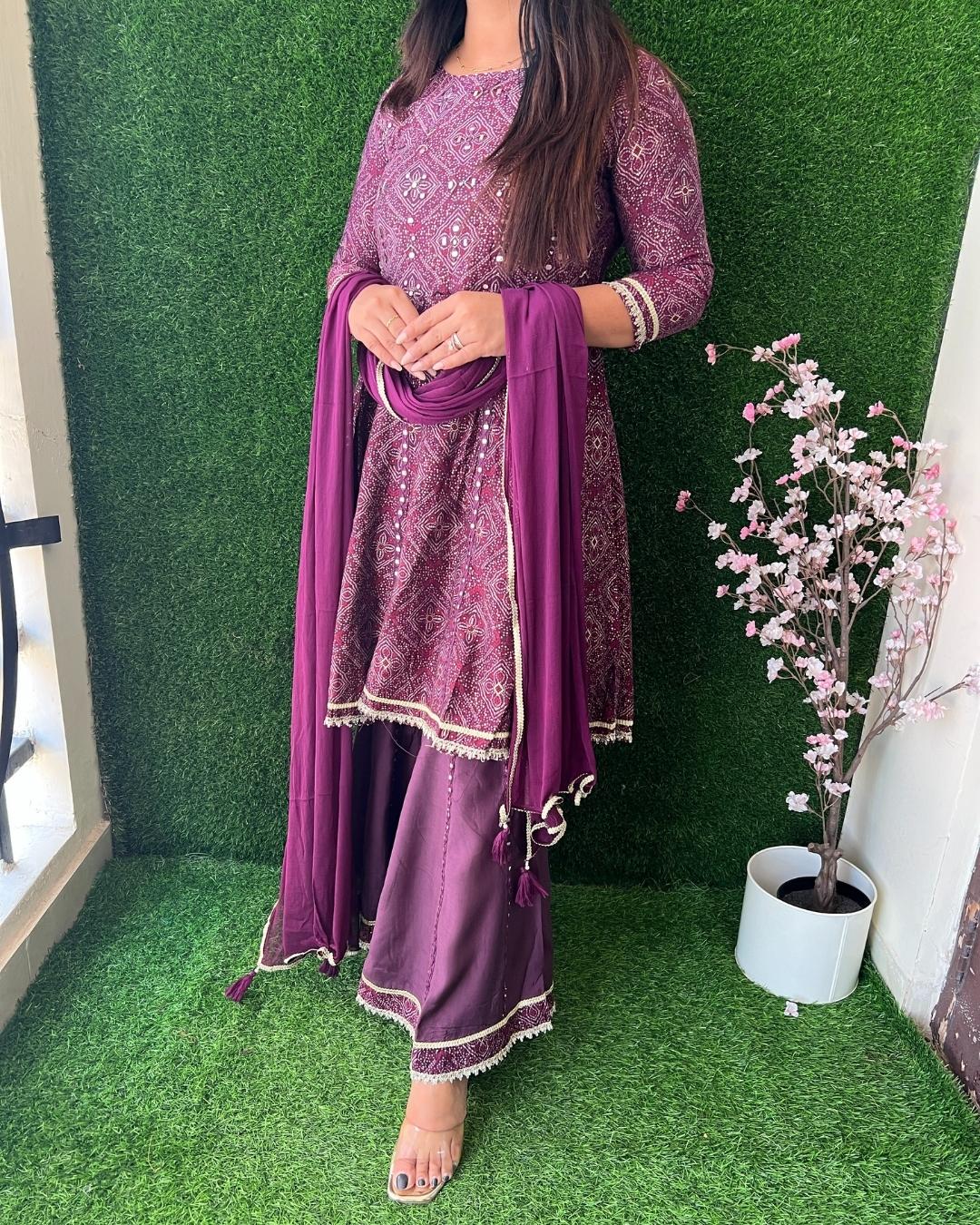 Muslin Sharara Set - Image 5