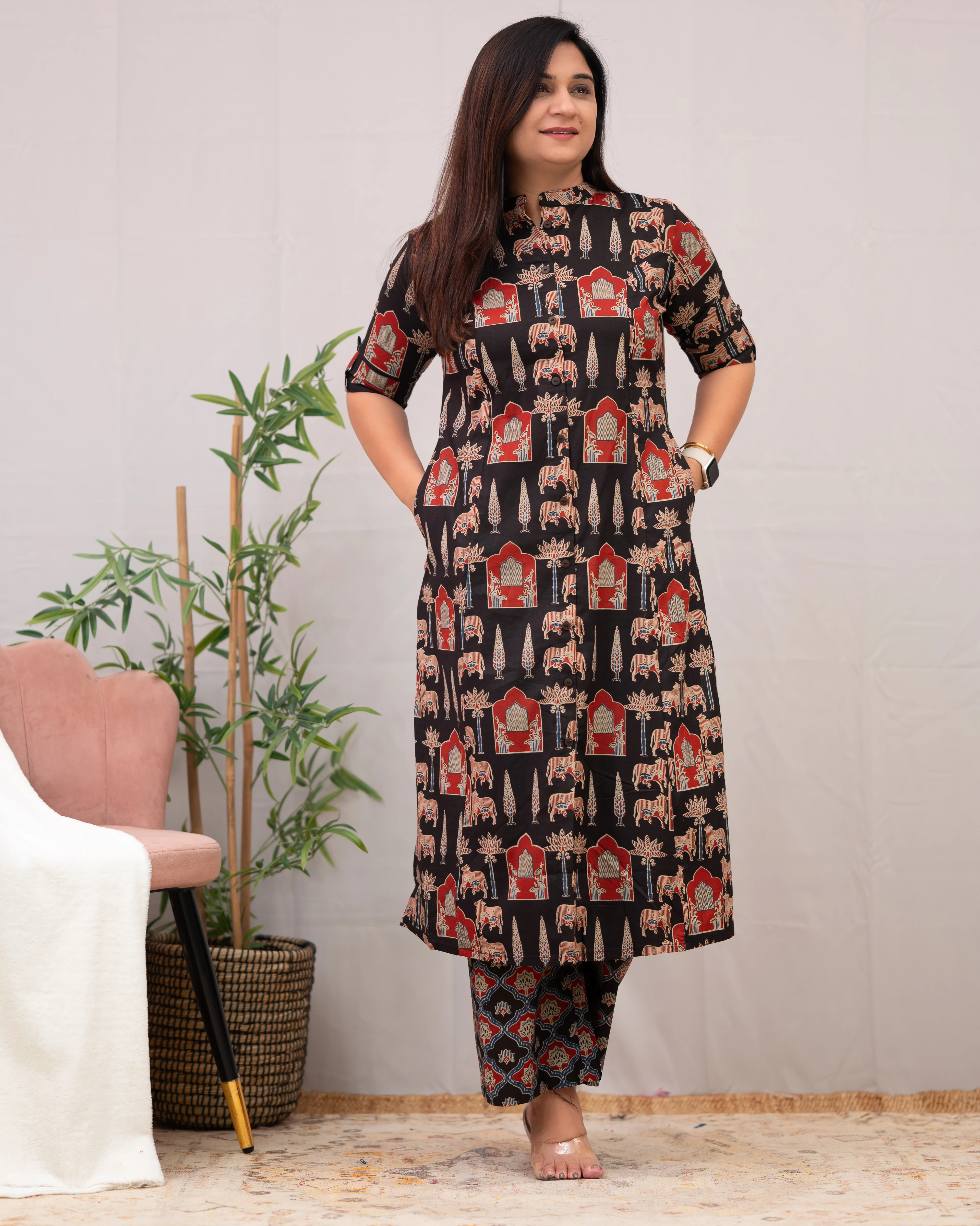 Navya Cotton A-line Coord set - Image 5