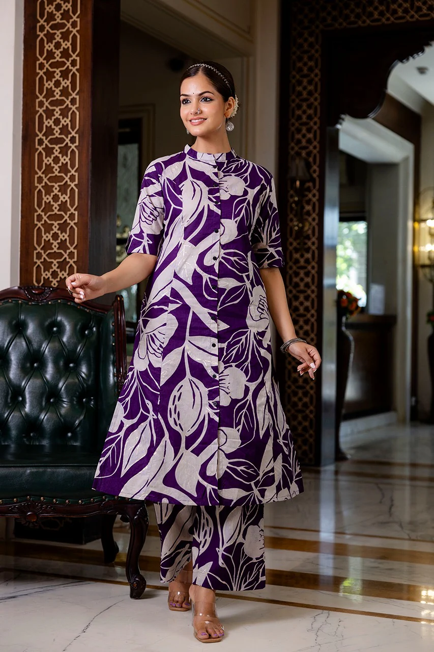Premium Cotton Silk Casual Coord Set - Image 11
