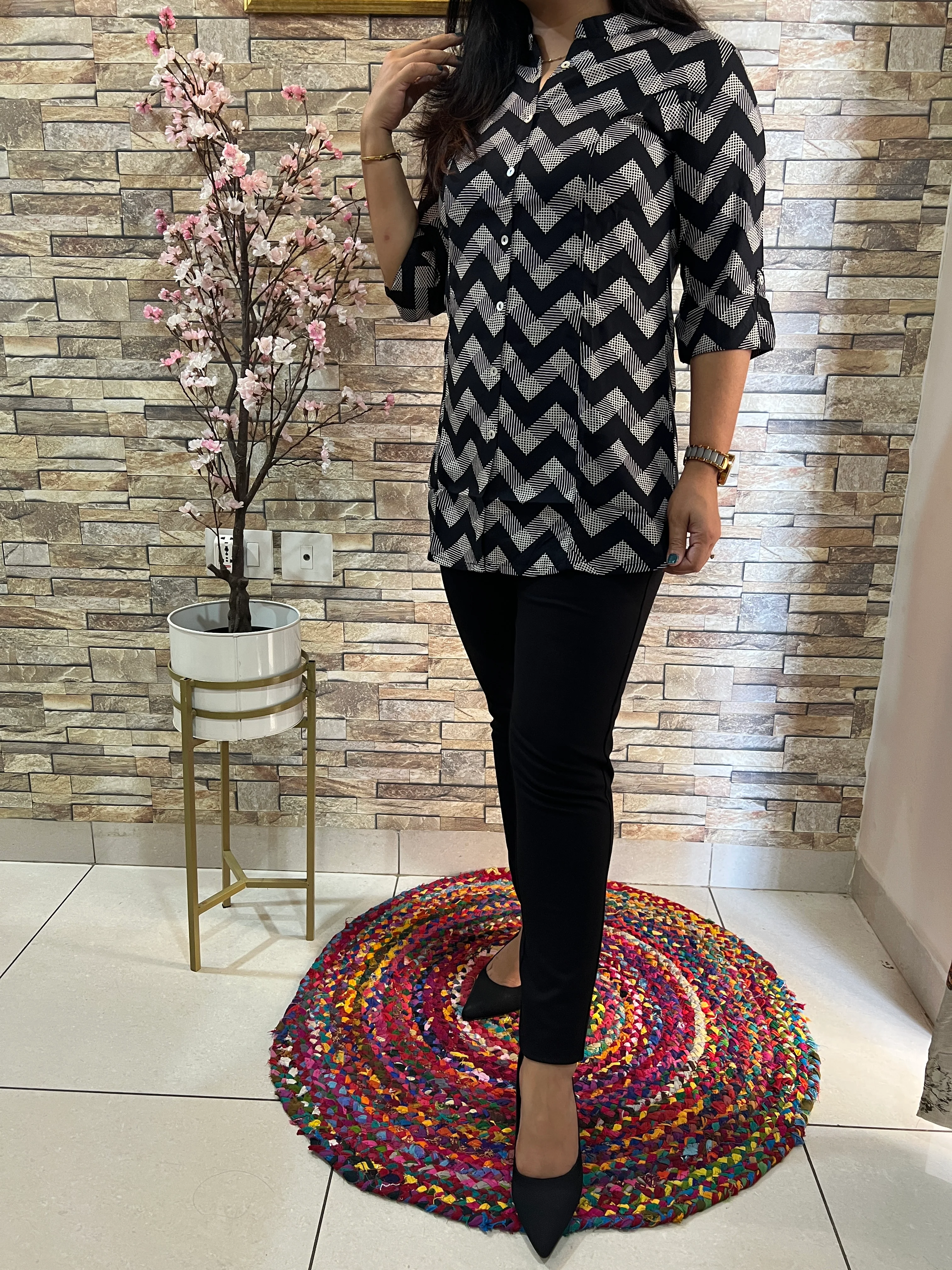 Rayon Casual Short Top - Image 5