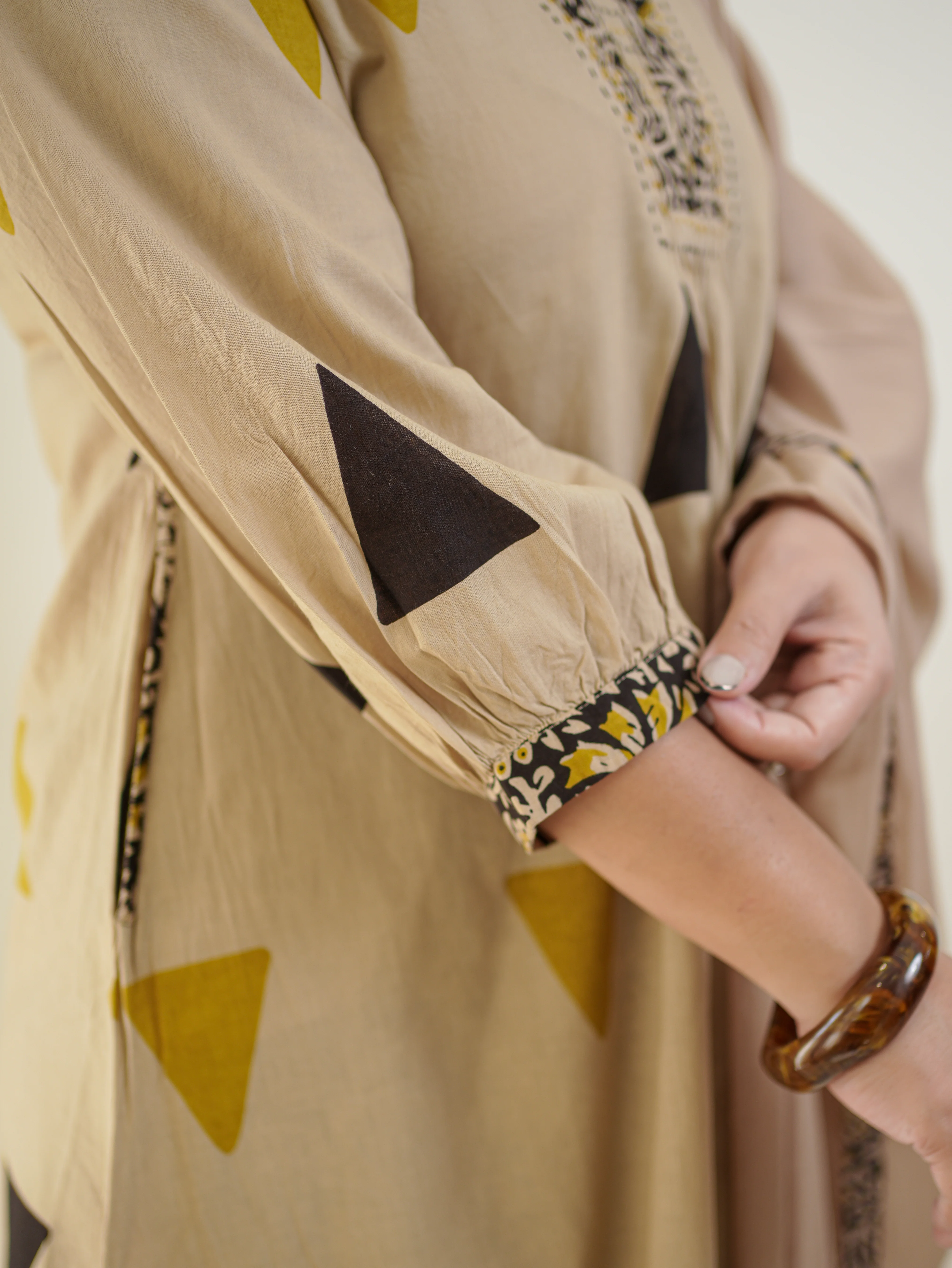 Saloni Kalamkari Cotton A-line Dupatta Set - Image 17
