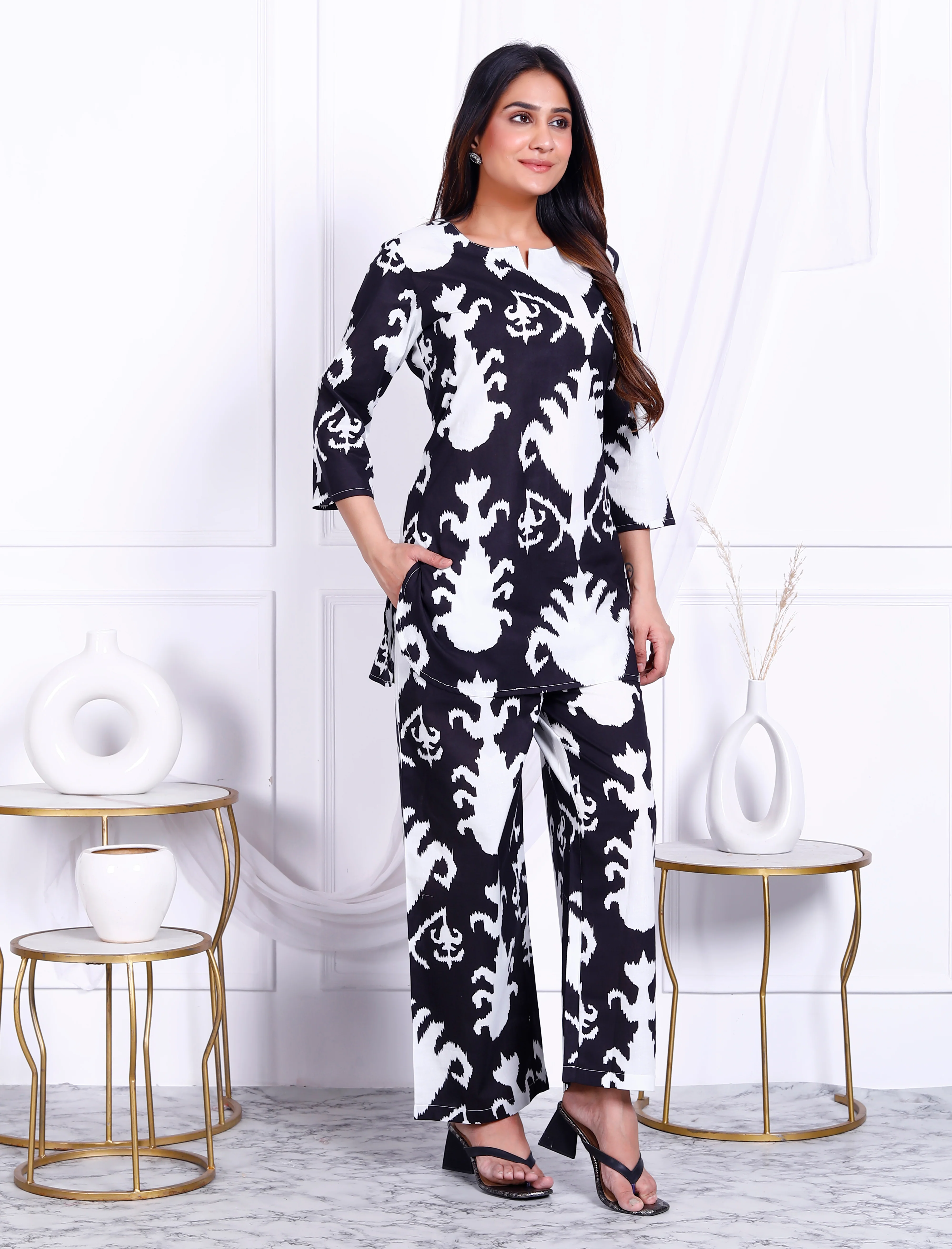 Sejal Cotton Casual Coord Set - Image 3