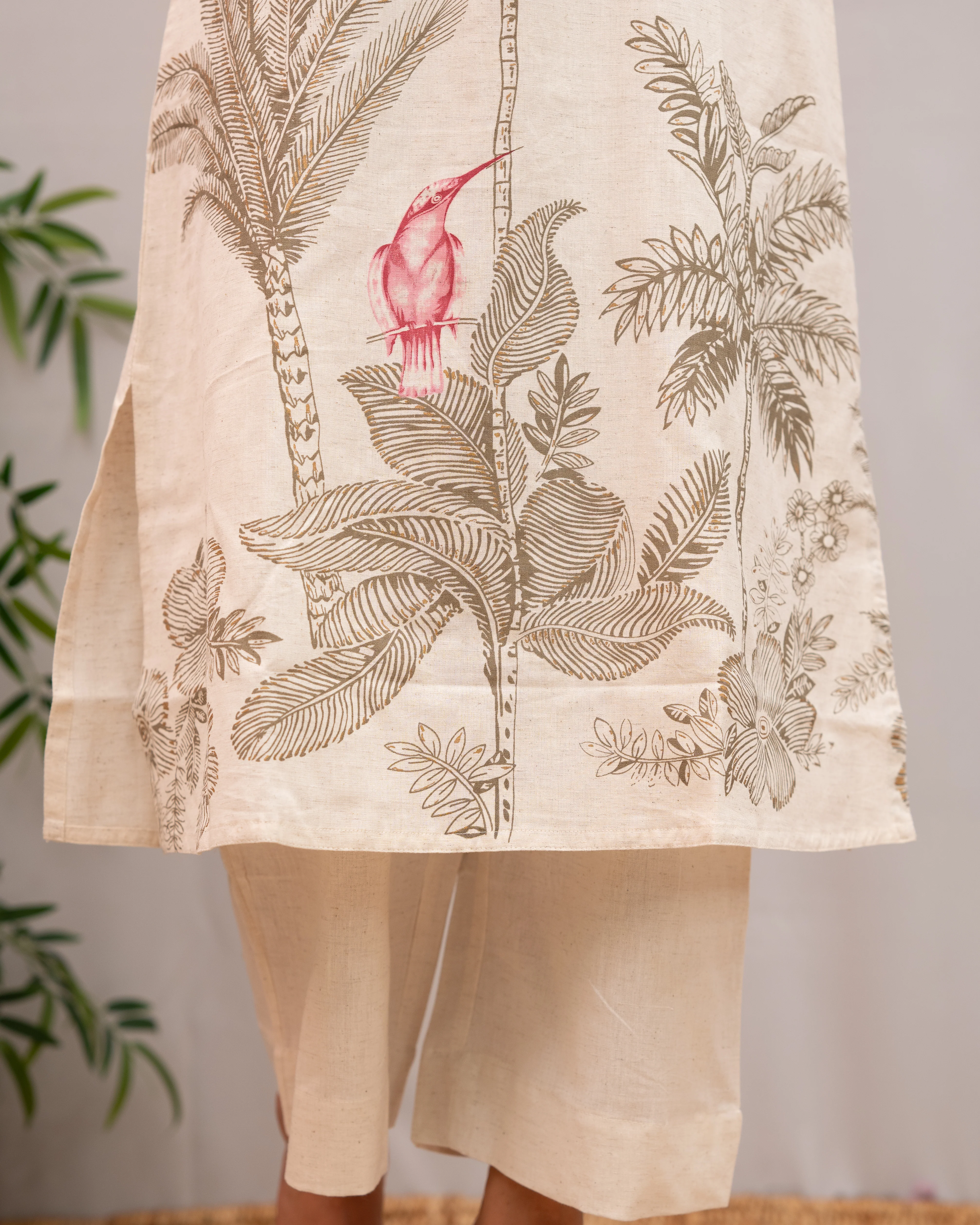 Sia Cotton A-line Pant Set - Image 6