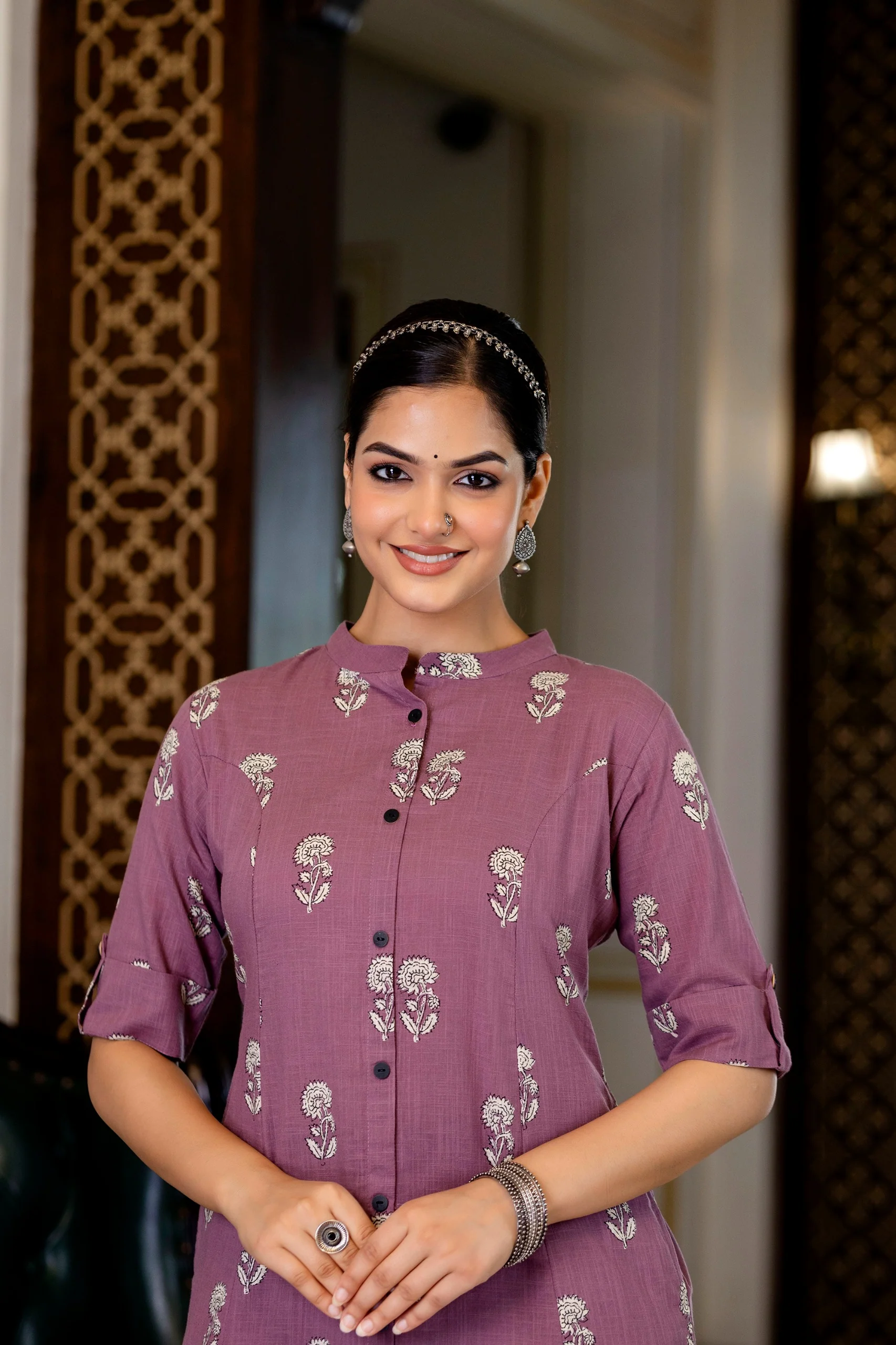 Simran Cotton A-line Coord Set - Image 8