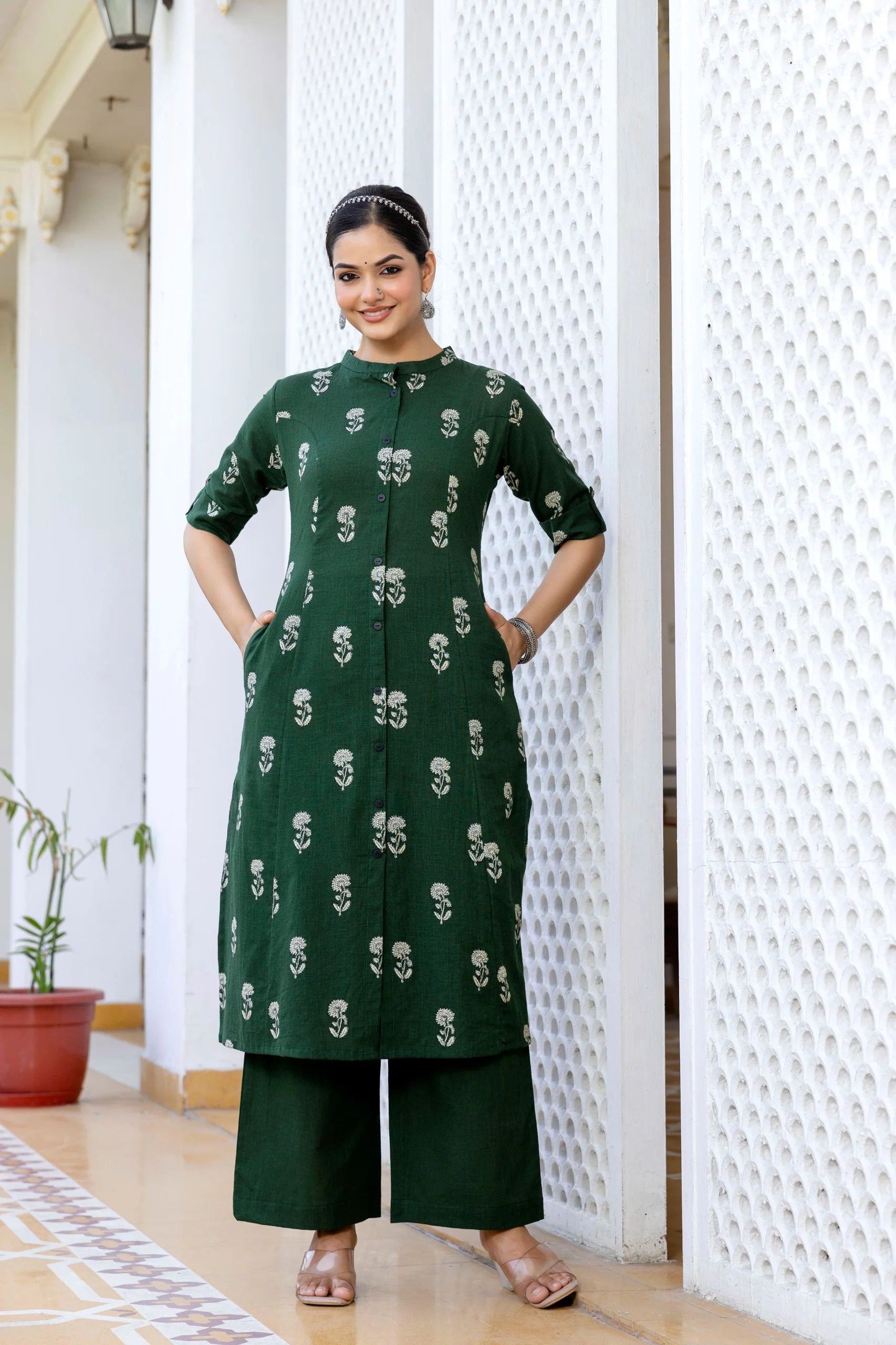 Simran Cotton A-line Coord Set - Image 6