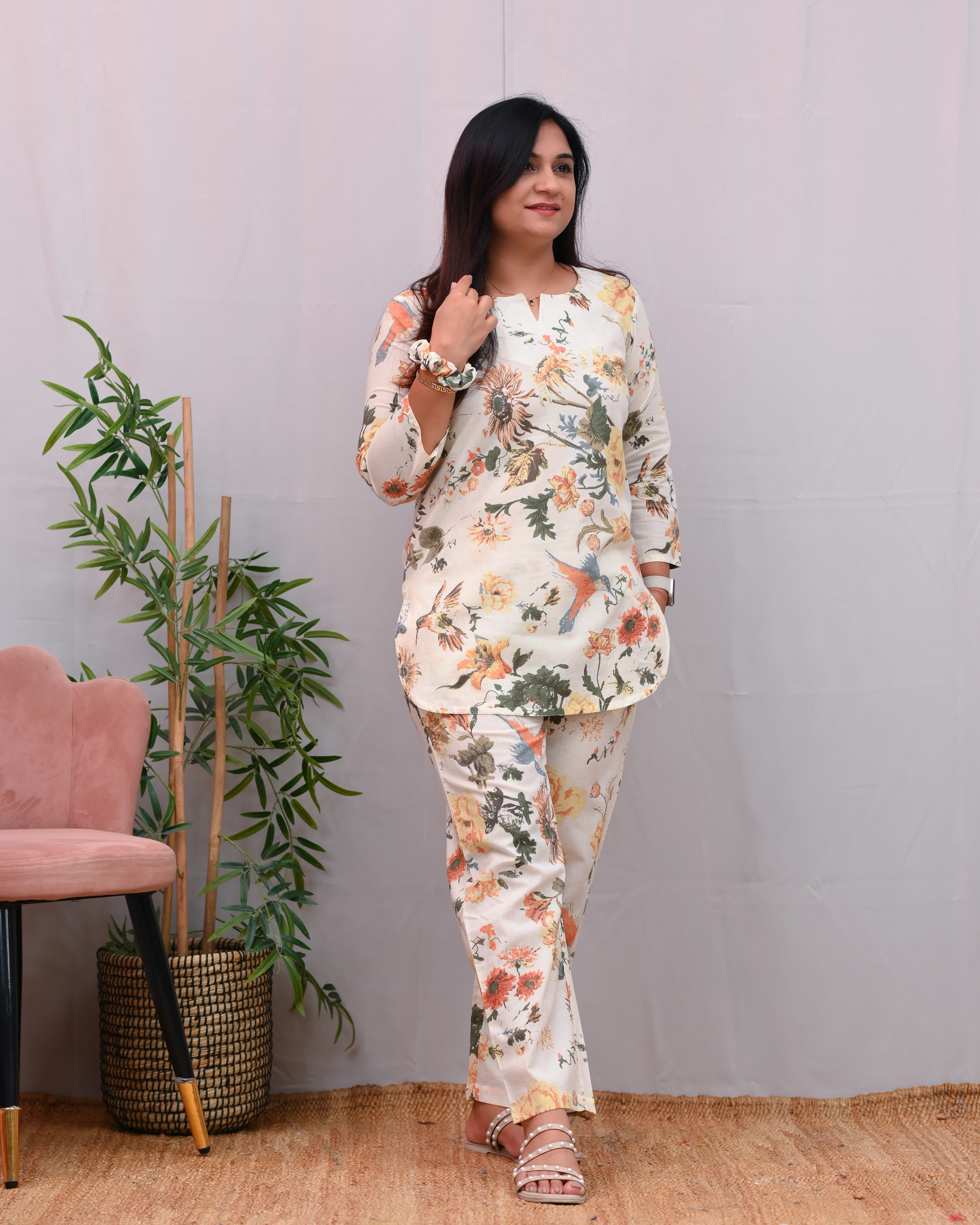 Sukoon Printed Cotton Coord Set - Image 13
