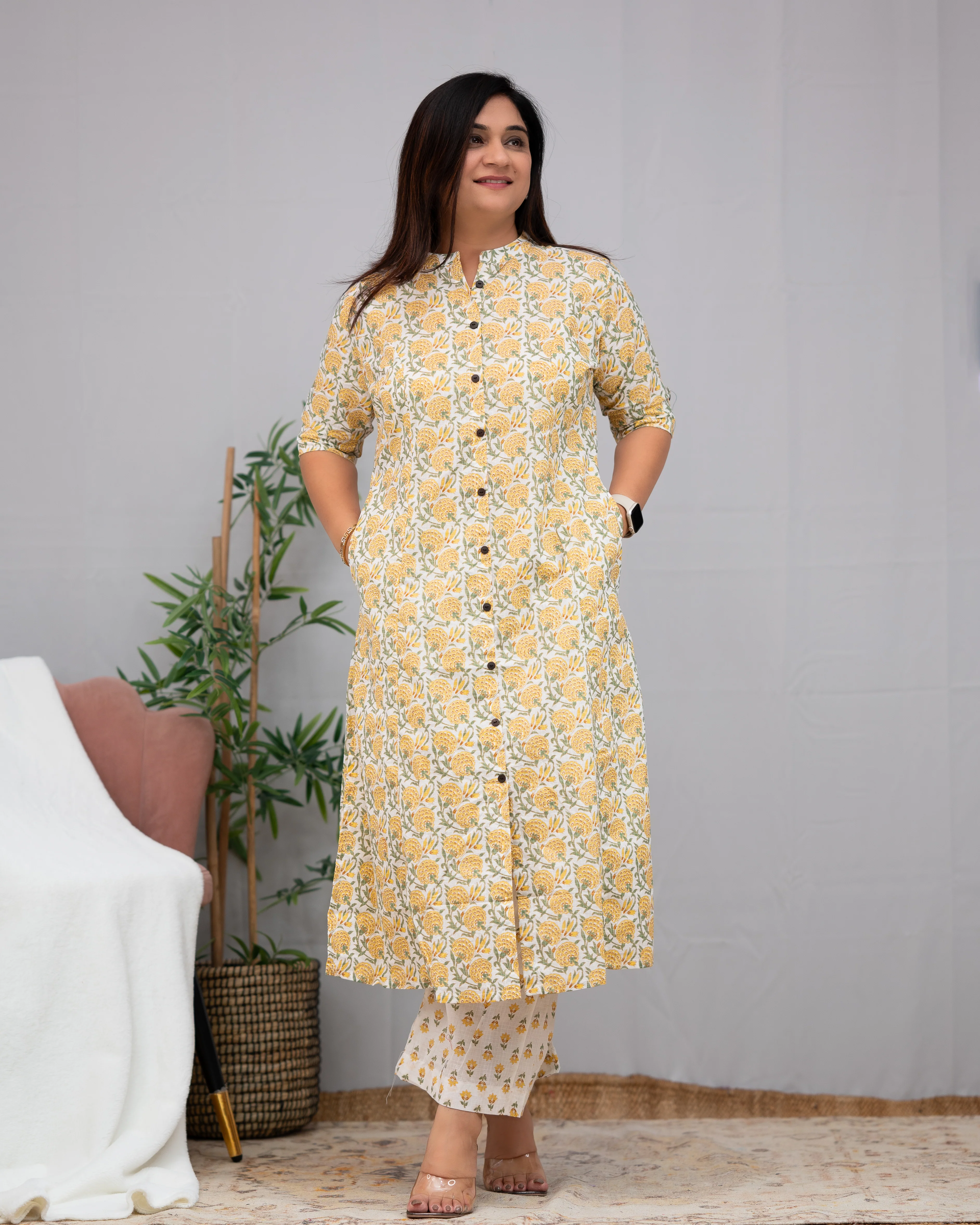 Sunflower Summerish Cotton Coord set - Image 4