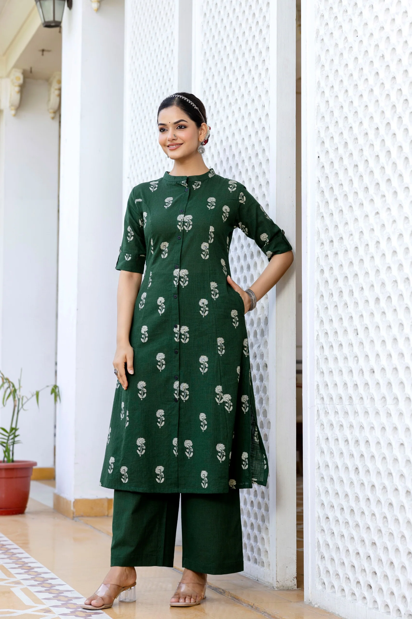 Vedika Cotton A-line Coord Set - Image 5