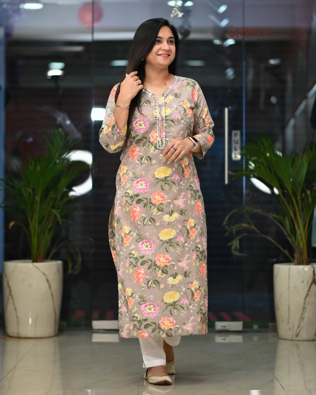 Zoya Casual Cotton straight Kurta - Image 17
