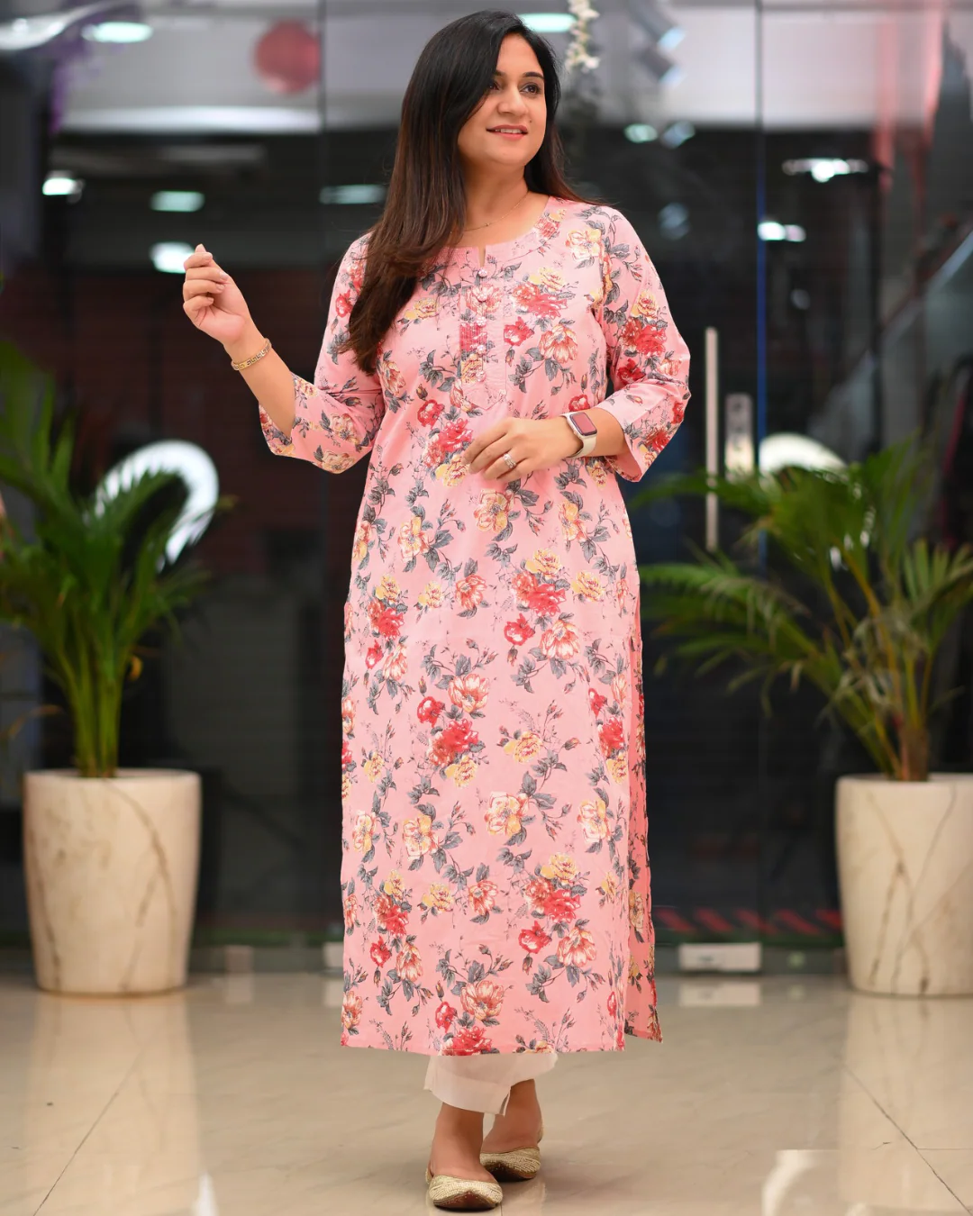 Zoya Casual Cotton straight Kurta - Image 29